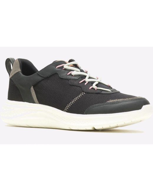 Hush Puppies Black Elevate Bungee Lace