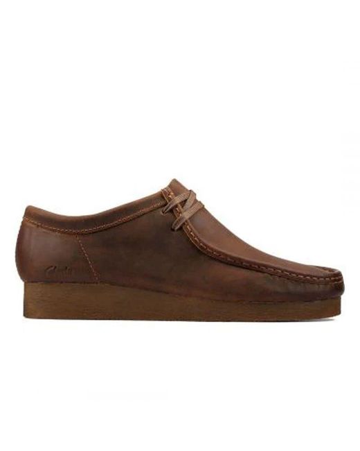 Clarks Brown Wallabee 2 Beeswax Boots for men