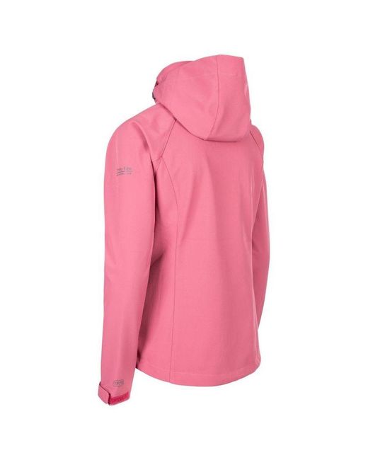 Trespass Pink Ladies Bela Ii Waterproof Softshell Jacket (Rose)