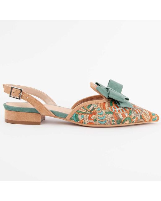Montevita Blue Ballet Flats Baleri7 Multicolored