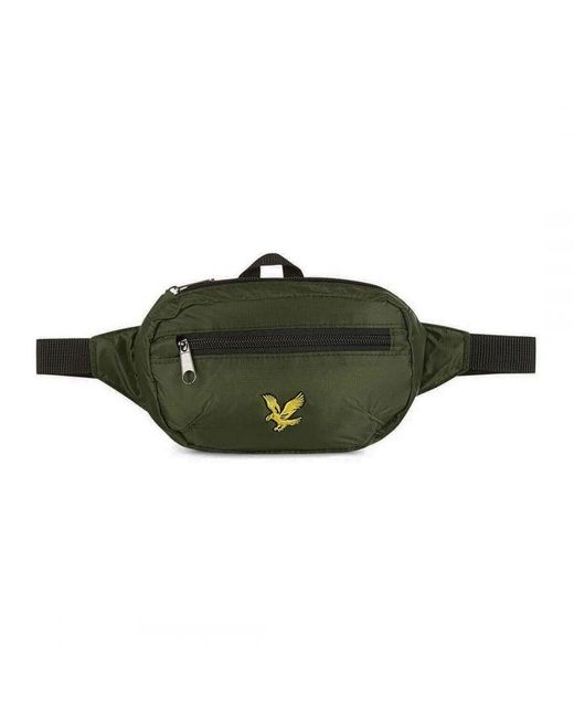 Lyle & Scott Black Adjustable Utility Waist Pack for men