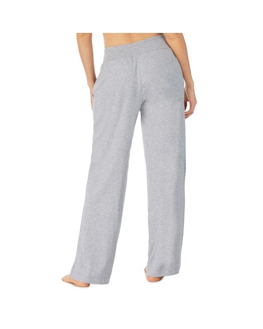 DKNY Gray Cotton Logo Sleep Pant Marl