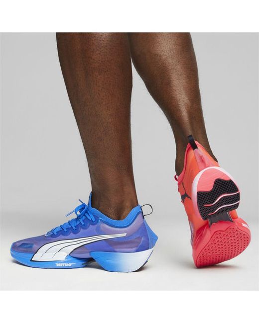 PUMA Blue Fast-R Nitro Elite Running Shoes for men