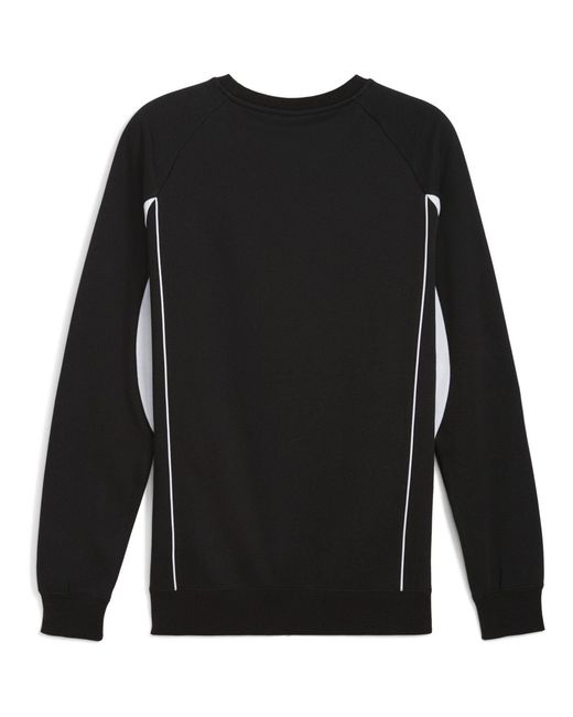 PUMA Black Sport Crew Fl Sweatshirt for men