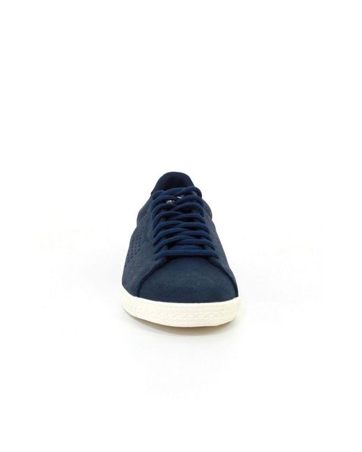 Le Coq Sportif Blue Charline Metallic Trainers