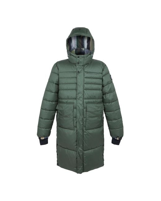Regatta Green Christian Lacroix Collongues Long Length Padded Jacket (Thyme Leaf)