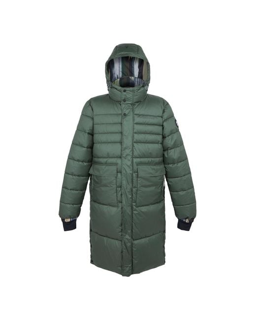 Regatta Green Christian Lacroix Collongues Long Length Padded Jacket (Thyme Leaf)