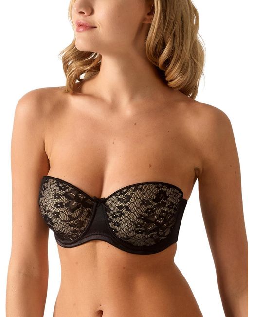 Empreinte Black 3386 Melody Padded Strapless Bra