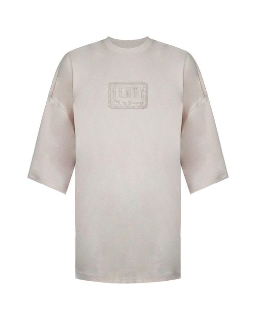 PUMA Gray X Rihanna Fenty Oversized Tint Top Cotton