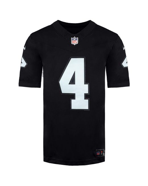 Nike Black Nfl Las Vegas Raiders 4 Derek Carr Home Limited Played Jersey
