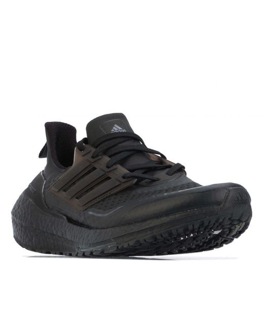 Adidas Black Ultraboost 21 Cold.Rdy Running Shoes for men