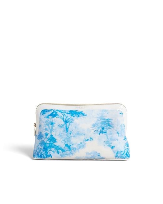 Ted Baker Blue Rexii New Romantic Printed Wash Bag