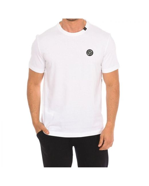 Philipp Plein Tips401 T-shirt Korte Mouwen Voor in het White voor heren