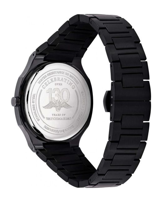 Rotary Black Rgb10020-04 Heritage Watch for men