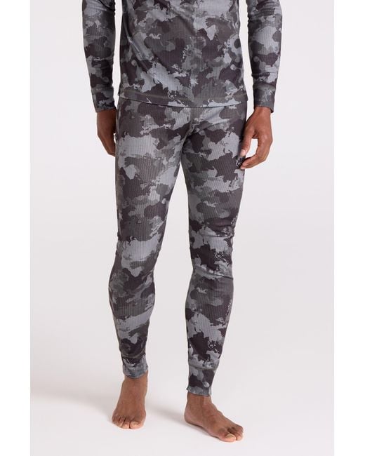 Mountain Warehouse Black 'Talus' Thermal Base Layer Trousers High Wicking Quick Dry Winter Pants for men
