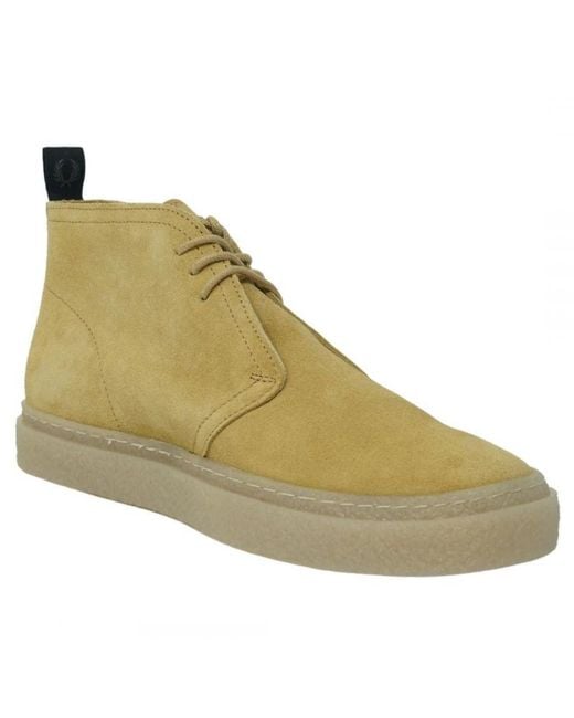 Fred Perry Natural Dessert Hawley Suede Boot for men