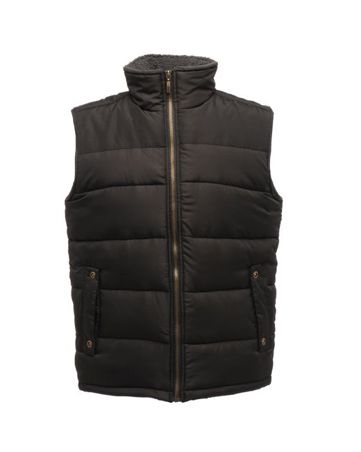 Regatta Black Standout Altoona Insulated Bodywarmer Jacket for men