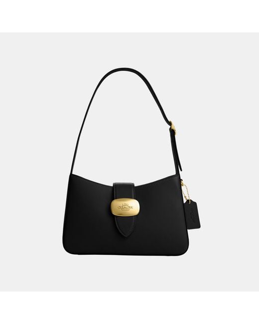 COACH Black Eliza Shoulder Bag