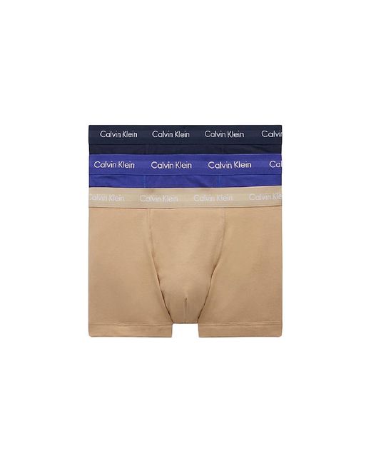 Calvin Klein Blue 3 Pack Trunk for men