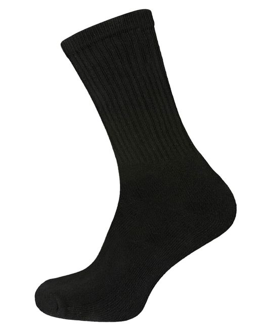 Kruze By Enzo Black 12 Pack Sport Socks for men