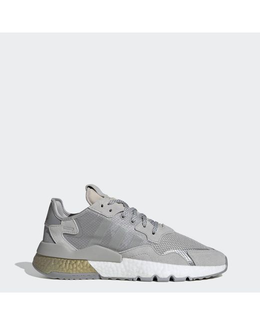 Adidas Originals Gray Nite Jogger Shoes for men