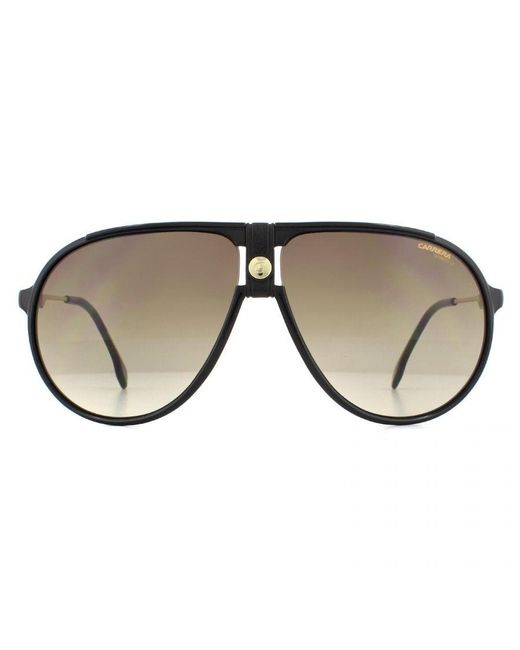 Carrera Brown Aviator Gradient Sunglasses for men