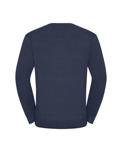 Russell Blue Set-In Sweatshirt (French) for men