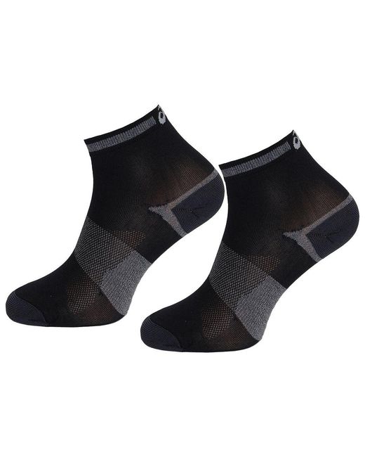 Asics Black 2-Pack Lyte Socks for men