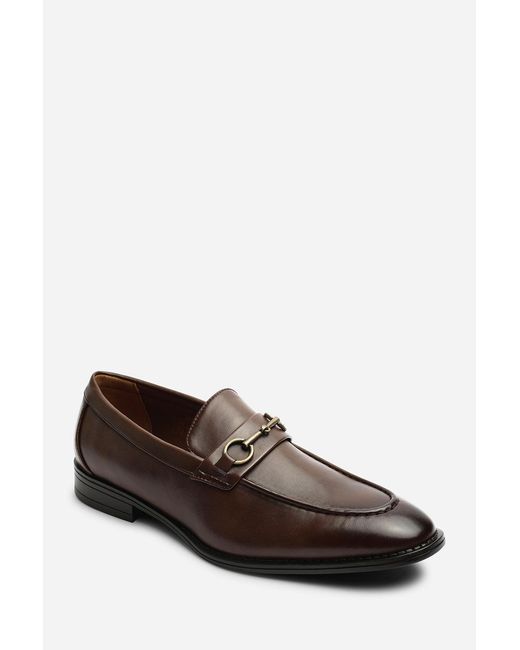 Where's That From White Declan Pointed Toe Slip On Buckle Loafer for men