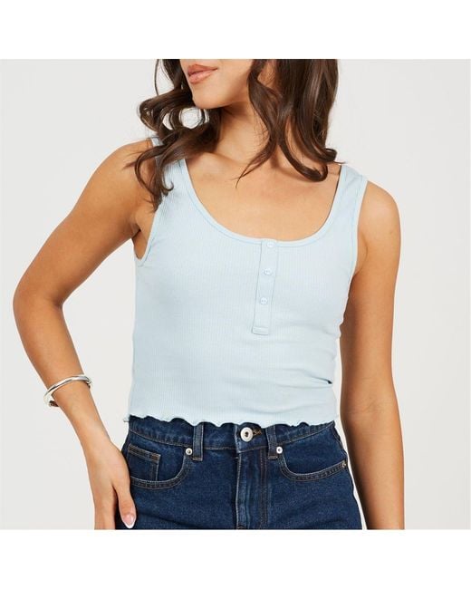 Brave Soul White Vest With Poppers