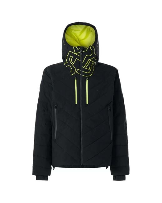 Oakley Black Great Scott Insulated 2L 15K Zip Up Jacket 412781 02E Nylon for men