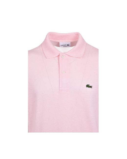 Lacoste Pink Polo for men