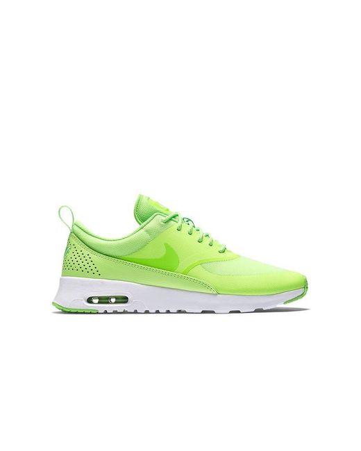 Nike Air Max Thea Lace Up Green Synthetic Trainers 599409 306 | Lyst UK