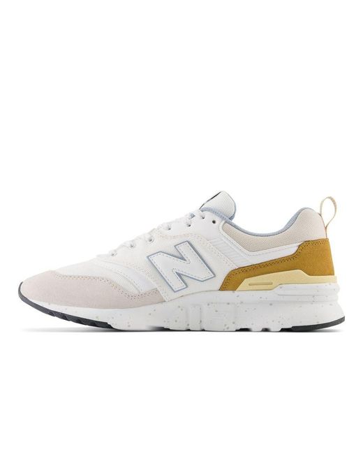 New Balance White 997 Trainers for men
