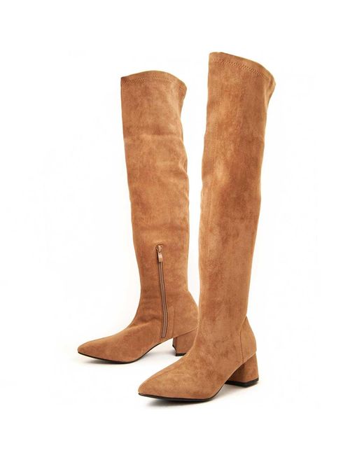 Montevita Brown Heel Boot Botavitta2