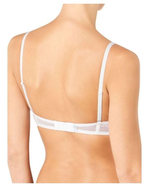 Sloggi White Zero Lace Whum Bra Silk Polyamide