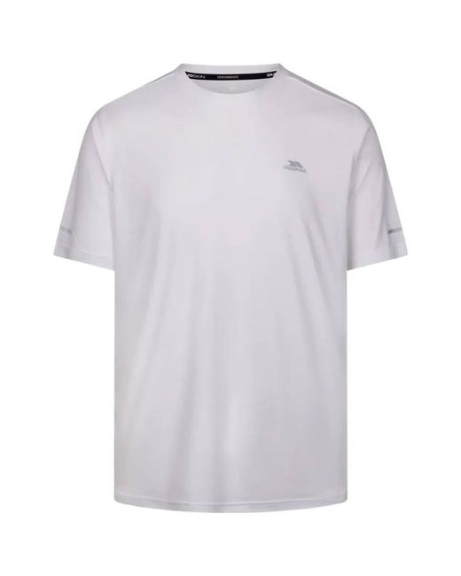 Trespass White Rundle C Active Top for men