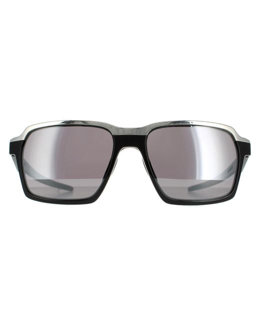 Oakley Gray Square Polished Prizm Parlay for men