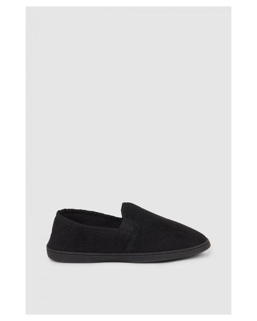 DEBENHAMS White Cord Carpet Slipper for men