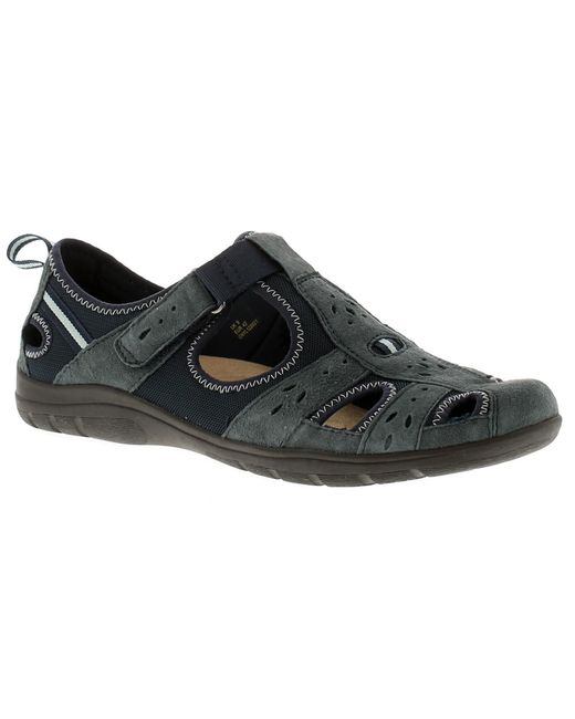 Free Spirit Black Cleveland Flat Shoes Textile