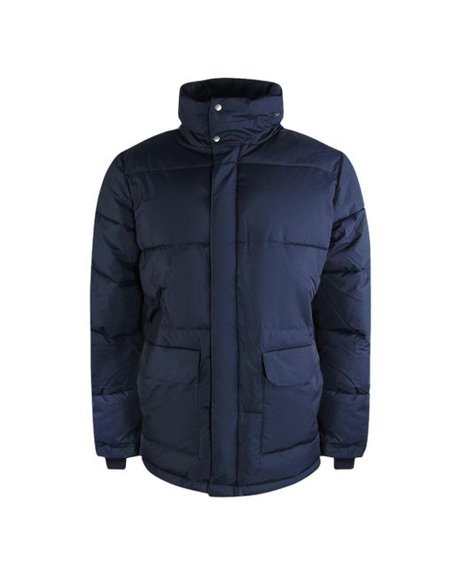 Aquascutum Blue Active Puffer Jacket for men
