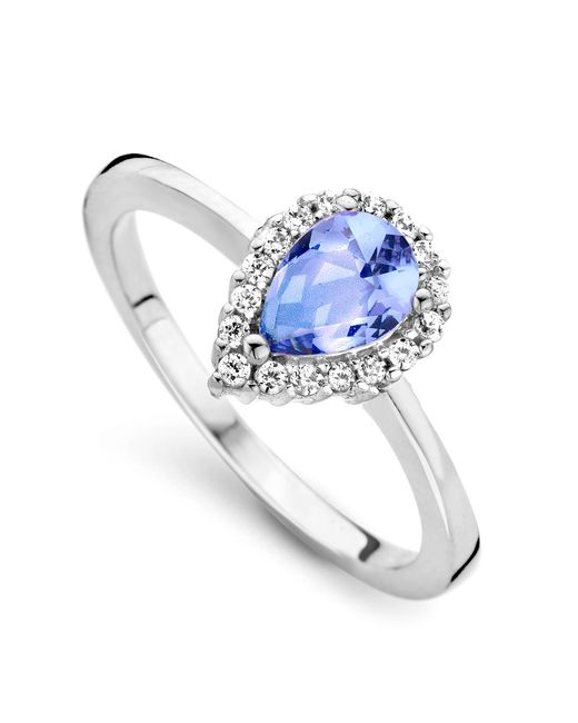 Orphelia Blue 925 Sterling Ring