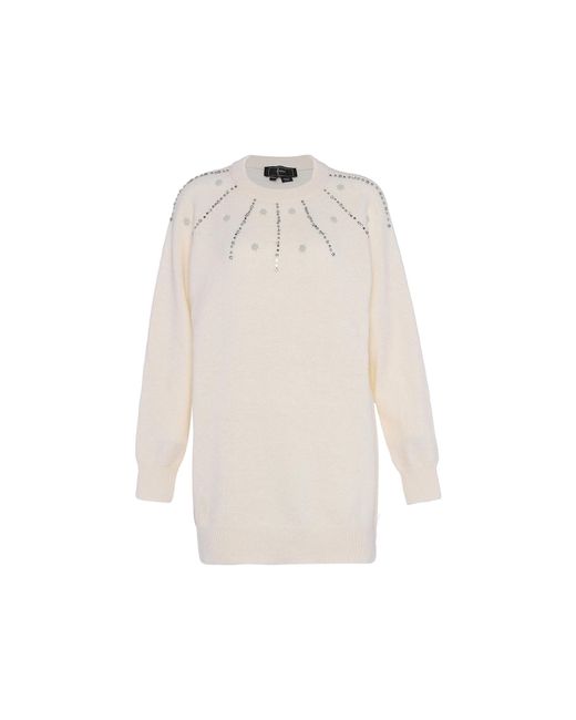 faina Jumper Wolwit in het White