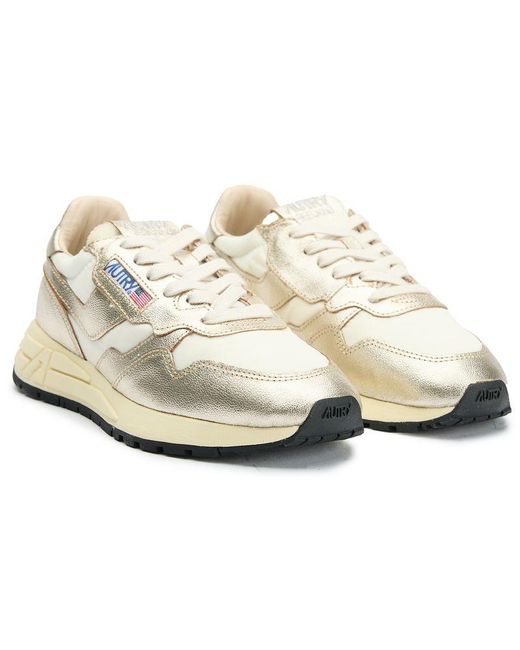 Autry White Reelwind Low Trainers