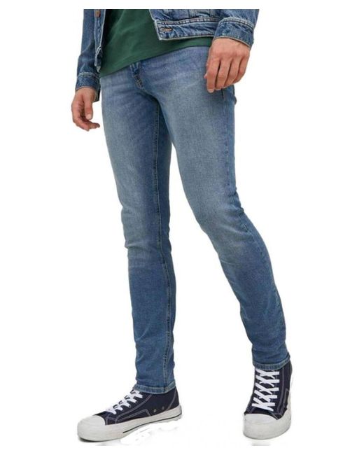 Jack & Jones Blue Skinny Fit Jeans for men