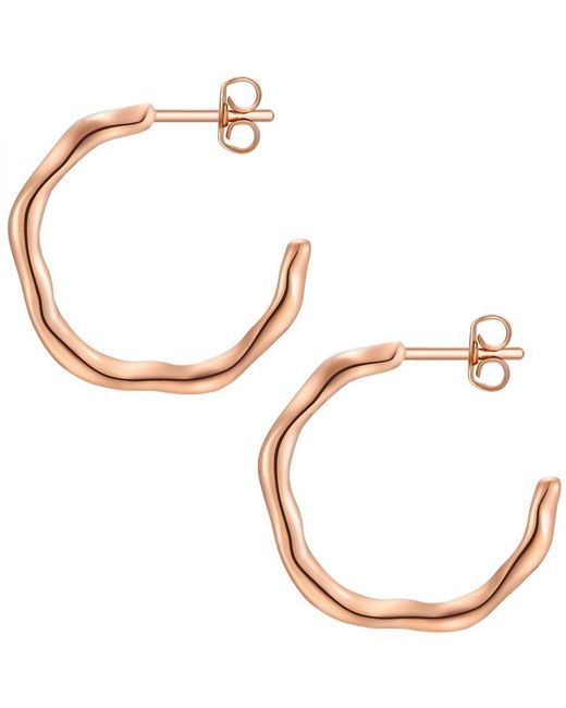 Eastside White Stainless Steel Earring