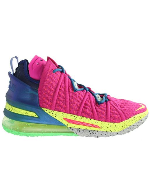 Nike Pink Lebron Xviii "Los Angeles By Night" Trainers for men