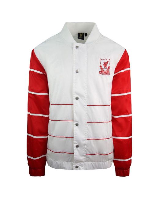 Majestic Red L.F.C Liverpool Fc Bomber Jacket for men