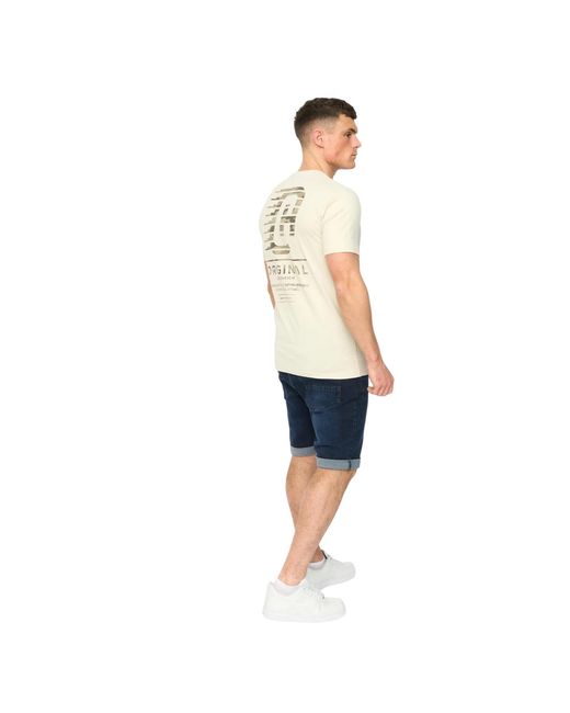 Crosshatch White Winchamp T-Shirt (Neutral) for men