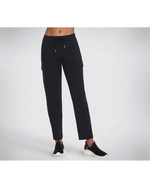 Skechers Black Slip-Ins Cargo Pants for men